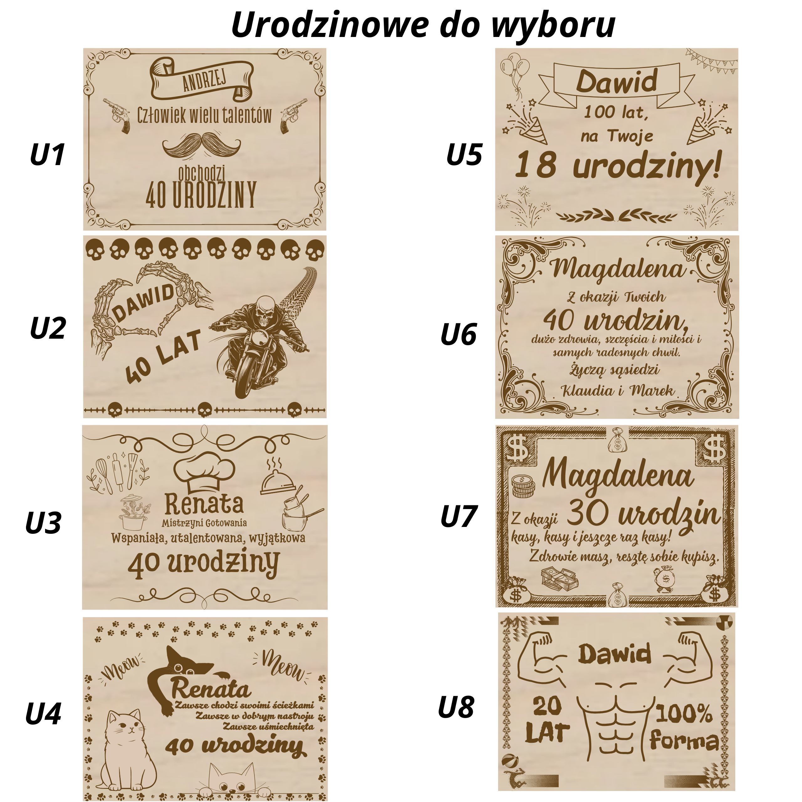 Drewniane pudełko z grawerem, na czekoladki Merci lub kartki życzeniowe, 21,5x17,8x2,8 - obrazek 9